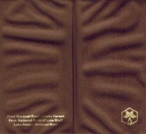 Brown plastic checkbook holder